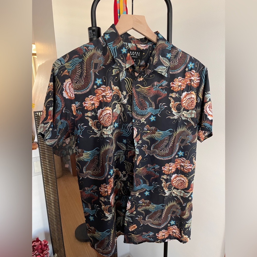 boohooman button down shirt